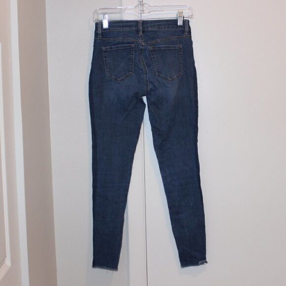Pacsun High Rise Ankle Jegging Super Stretch Blue Jeans Women Size 25 - Picture 8 of 12